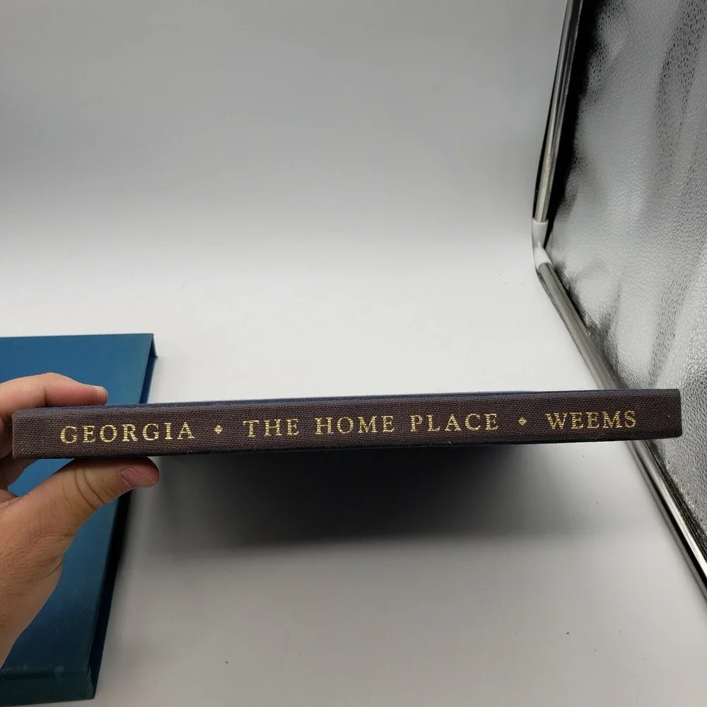 Georgia The Home Place by Bill Weems Hardcover W/ Slipcase 1979 1st Edition EXC.